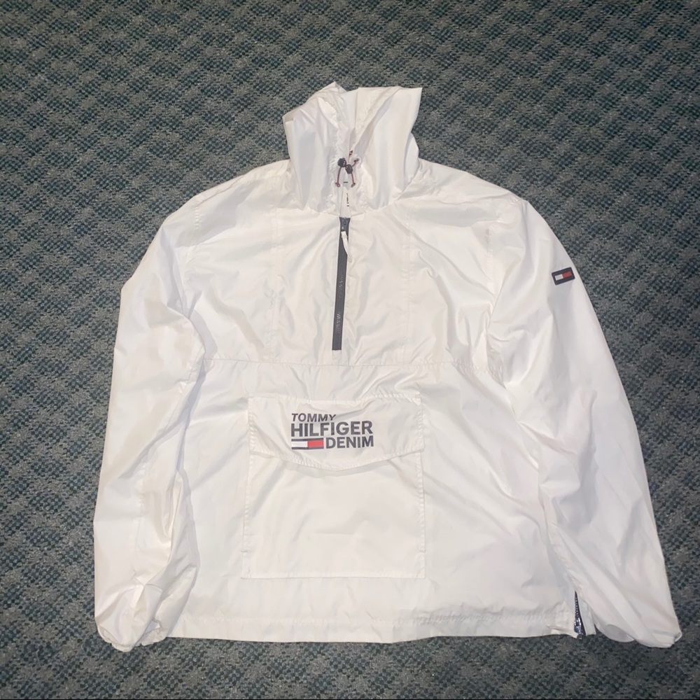 Tommy Hilfiger quarterzip windbreaker pull over
